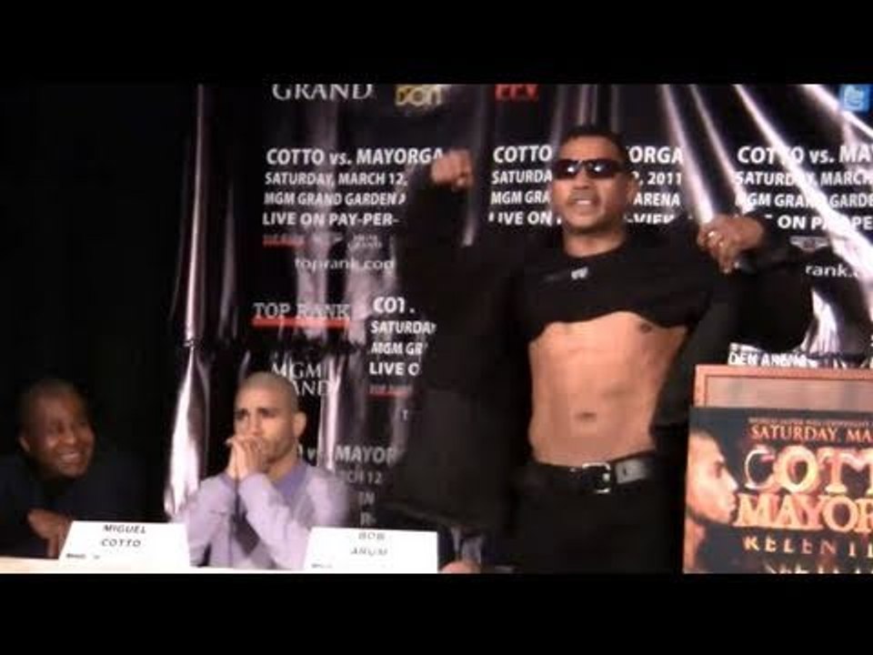 Cotto vs. Mayorga Press Conference
