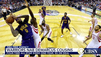 Four-time All-Star center DeMarcus Cousins signs with Warriors