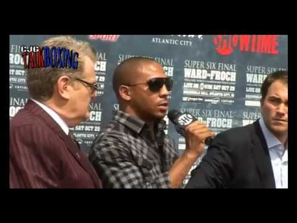 Froch Ward press conference
