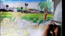 Drawing nature with pencils colour in Hindi_( 35  )