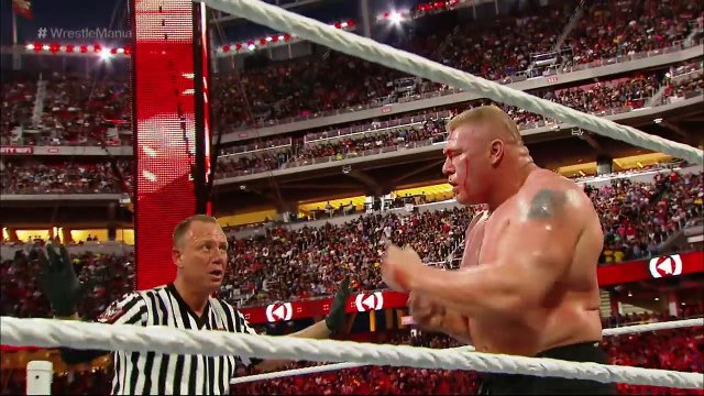 Reigns Roman vs. Brock Lesnar - WWE World Heavyweight Championship Match- WrestleMania 31