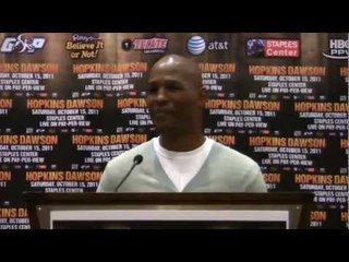 Bernard Hopkins vs. Chad Dawson press conference