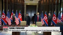 U.S. will not give North Korea denuclearization timeline: State Dept.