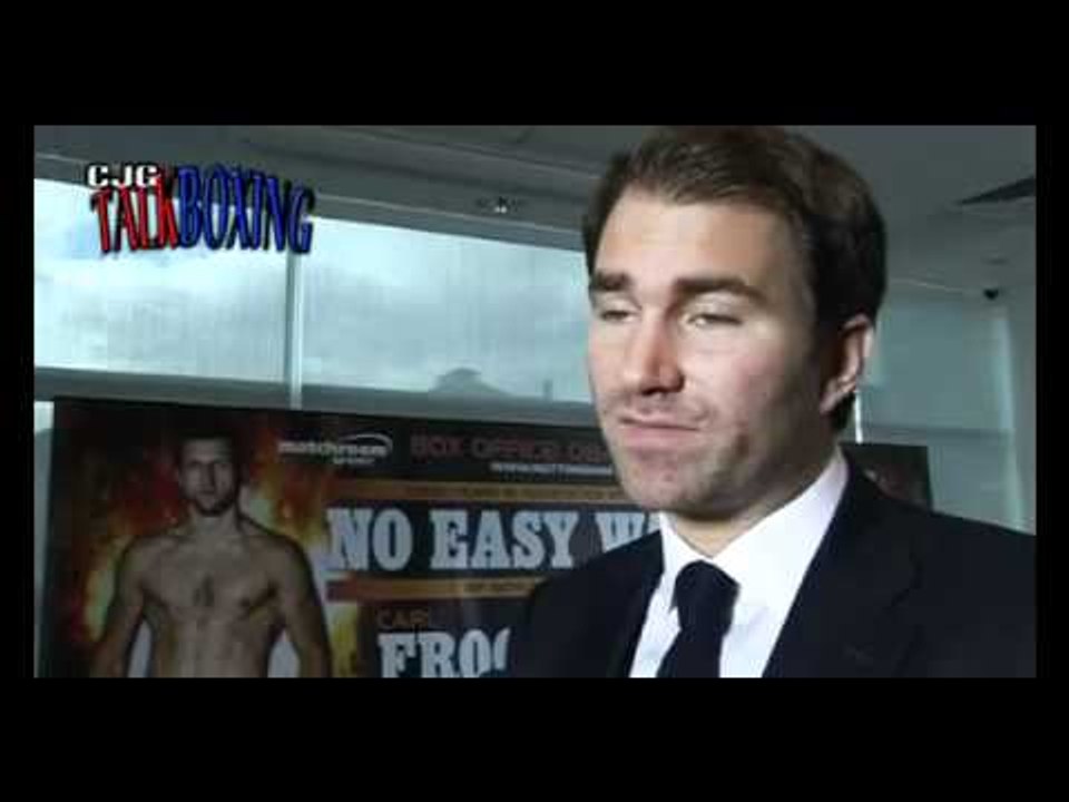 Boxing promoter Eddie Hearn talks Carl Froch Lucian Bute world title fight