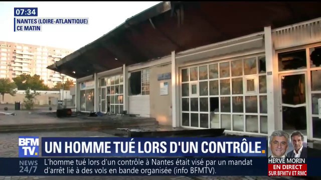 Les premières images des dégâts à Nantes après une nuit de violences