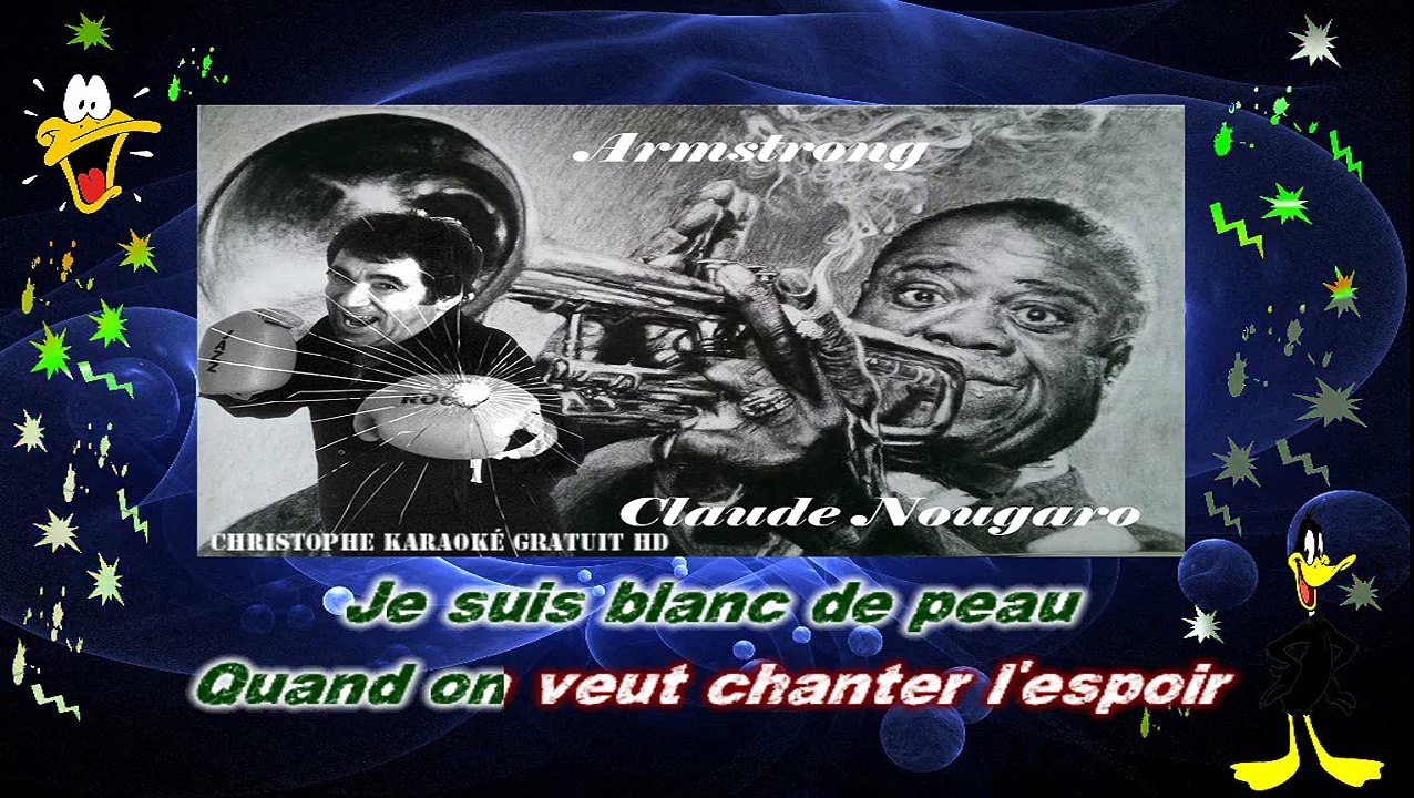 Claude Nougaro - Armstrong KARAOKE / INSTRUMENTAL