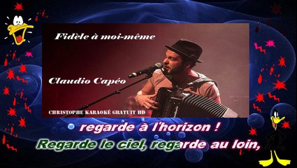 Claudio Capéo - Fidèle à moi même KARAOKE / INSTRUMENTAL