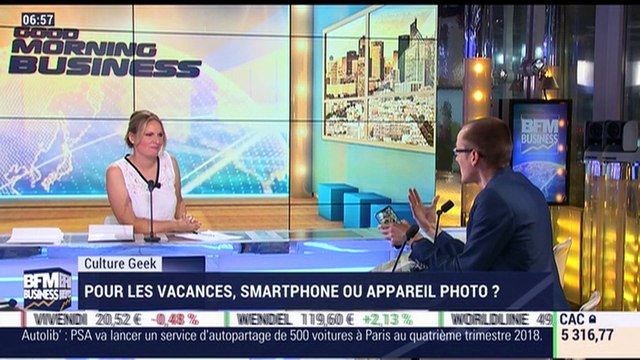 Anthony Morel: Pour les vacances, smartphone ou appareil photo ? - 04/07