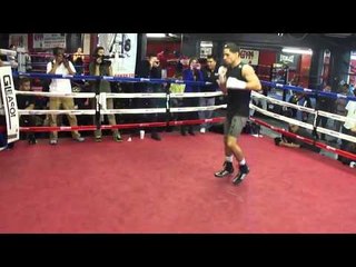 Danny Garcia shadowboxing
