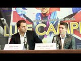Luke Campbell signs with Matchroom Press Conference