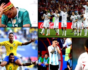 Russian success, shocks and Brazil favourites - top 5 stories so far