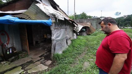 Rizeli vatandaşın ineğiyle olan sevgi bağı şaşırtıyor