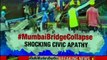 Andheri bridge collapse Heavy rains led to bridge collapse in Mumbai, 6 injured