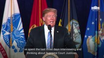 Trump Says Supreme Court Pick Will Be a 'Home Run'