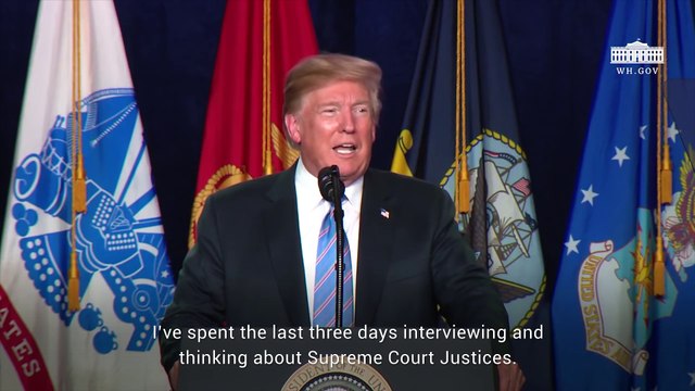 Trump Says Supreme Court Pick Will Be a 'Home Run'