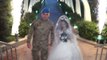 Kendi Düğününe Askeri Üniforma ile Geldi
