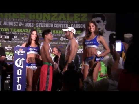 Abner Mares vs Jhonny Gonzalez (weigh-in)