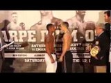 SCOTT QUIGG V YOANDRIS SALINAS WEIGH IN