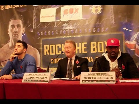 NATHAN CLEVERLY & DERECK CHISORA PRESS CONFERENCE