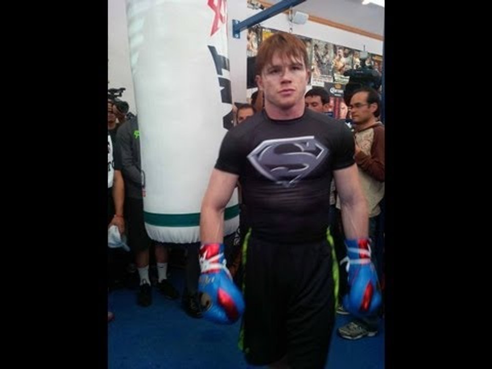 Canelo Alvarez vs Floyd Mayweather Workout