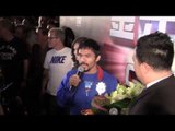 MANNY PACQUIAO ARRIVES in MACAU, CHINA FANS GO CRAZY!