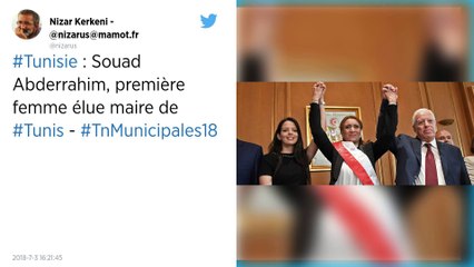 Tunisie. Souad Abderrahim, première femme élue maire de Tunis.