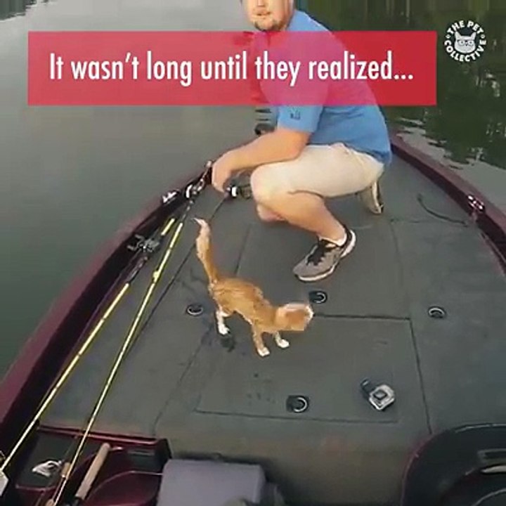These two men were trying to catch fish, but wait'll you see what they rescued instead!