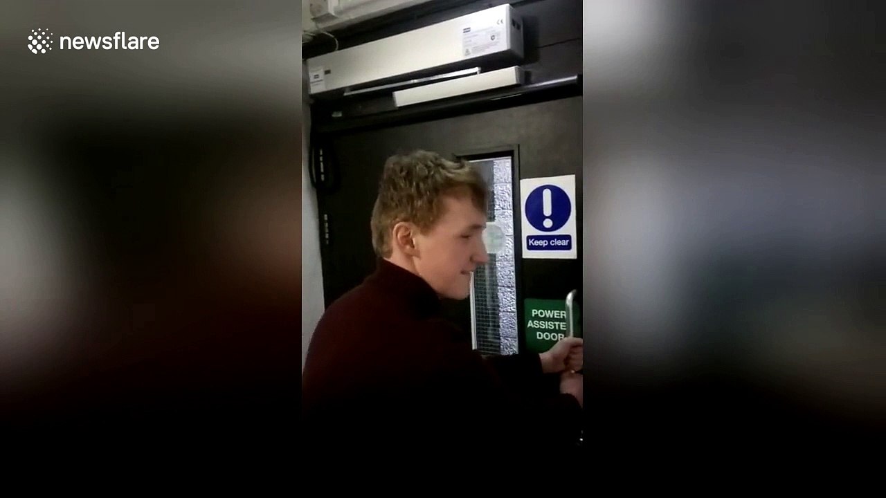 Creaking door sounds like dying person