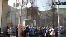 Huge Hype as Apple Opens First Store in South Korea