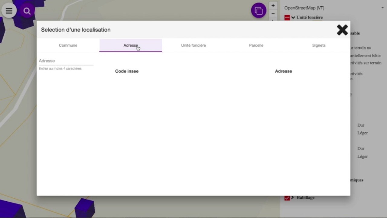 Comment se localiser dans Carto WEB
