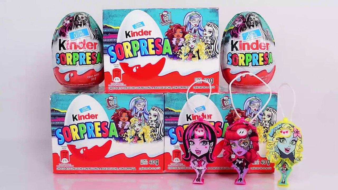 Huevo Kinder Sorpresa de Monster High en Español | Kinder Surprise Monster High | JuguetesYSorpresas