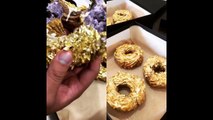 $100 GOLD DONUT, 24K Gold Cristal Doughnut