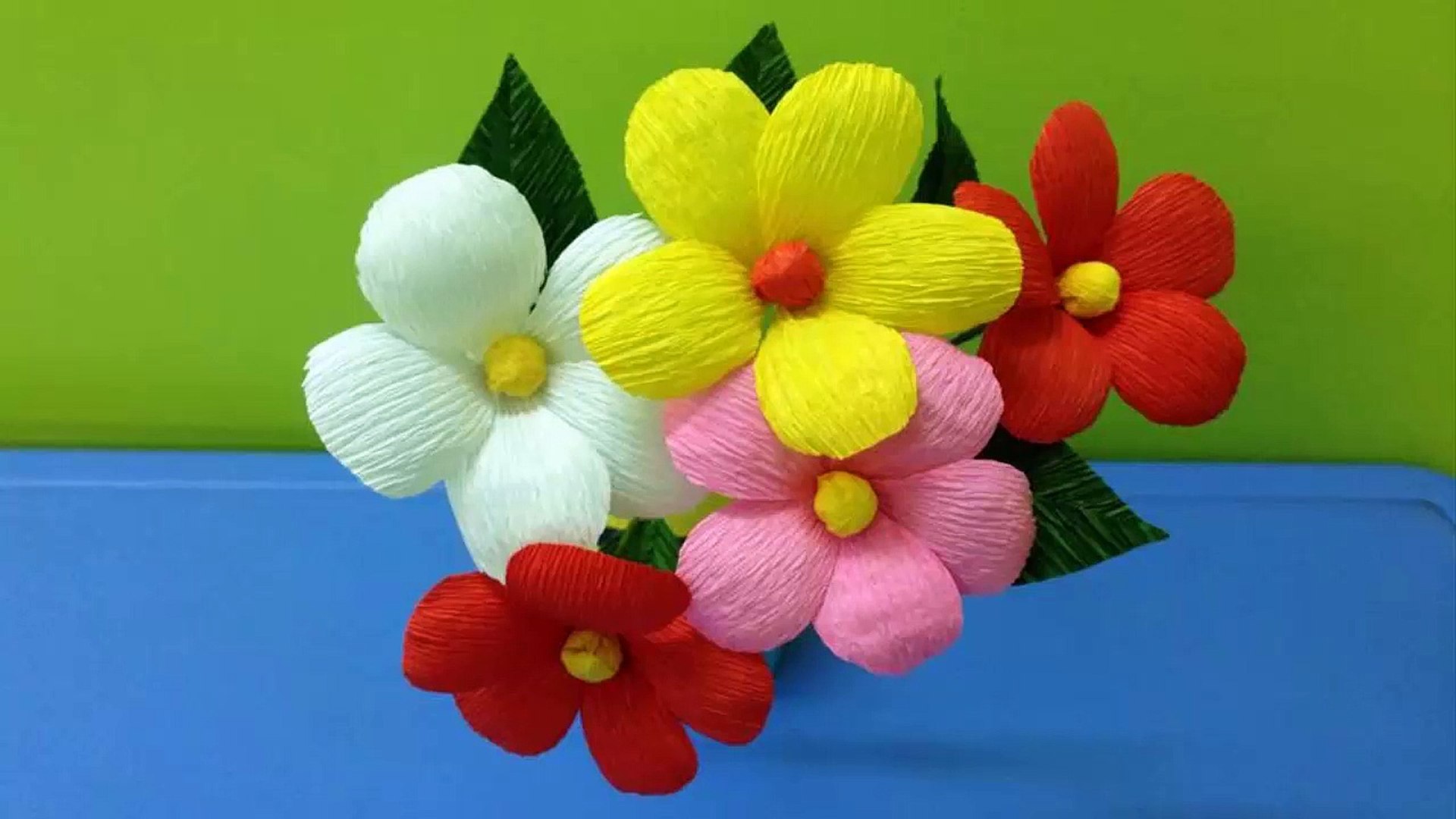 Crepe Paper Flower Tutorial