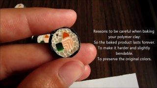 How to bake polymer clay tutorial