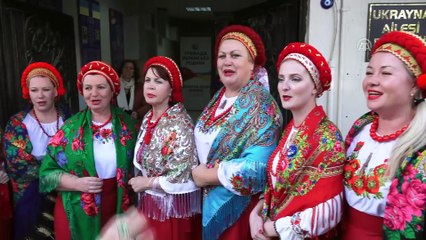 Dışişleri Bakanı Çavuşoğlu, Ukrayna Ailesi Derneği'ni ziyaret etti - ANTALYA