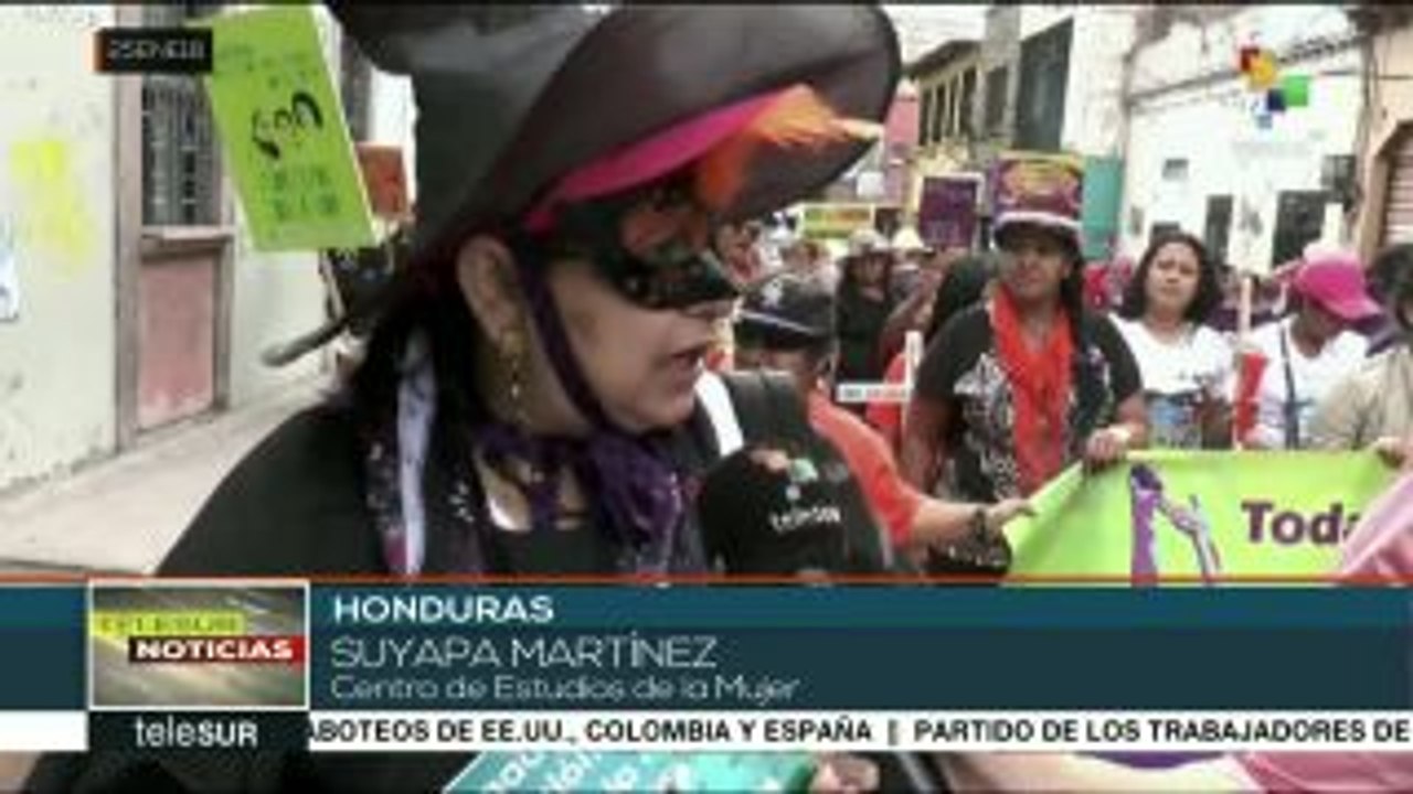 Honduras: mujeres rechazan violencia de las autoridades