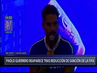 Paolo Guerrero "Cené con Gareca y hablé con Cueva"