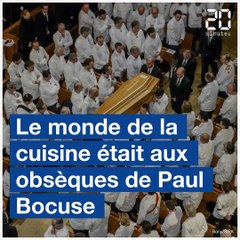 Le monde de la gastronomie française aux obsèques de Paul Bocuse