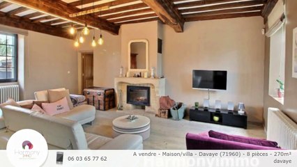 A vendre - Maison/villa - Davaye (71960) - 8 pièces - 270m²