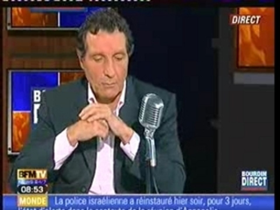 Villepin 26 novembre 2007 RMC BFM-TV (2 sur 2)