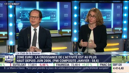 Le Club de la Bourse: Béatrice Philippe, Delphine di Pizio Tiger, Olivier de Berranger et Alexandre Baradez - 26/01