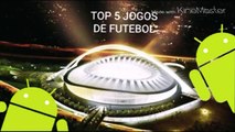 TOP 5 jogos de FUTEBOL para android #1 - TOP FOOTBALL 5 games for android