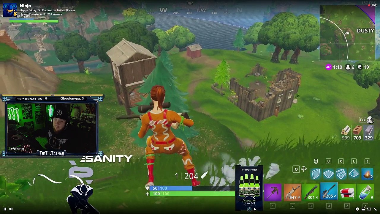 Fortnite #0567: "no hands snipe PogChamp"