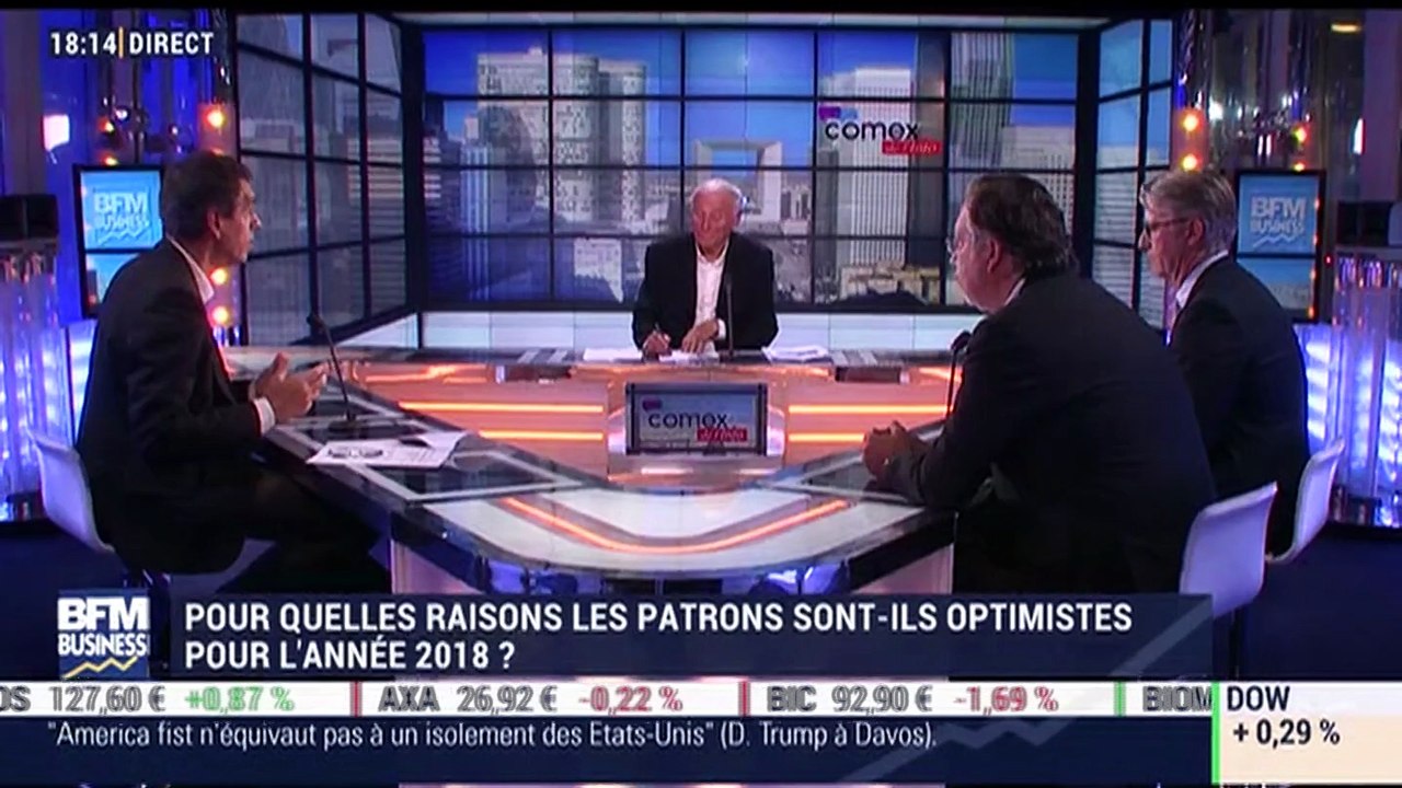 Pour quelles raisons les patrons sont-ils optimistes pour l'année 2018 ? - 26/01