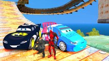 Disney cars Raoul Caroule Batmobile Lightning McQueen Batman & Deadpool Childrens Songs and Rhymes