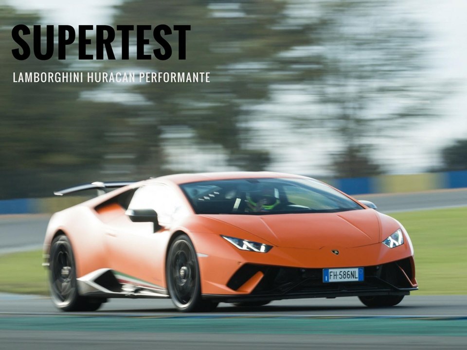 Supertest Lamborghini Huracan Performante (2018)