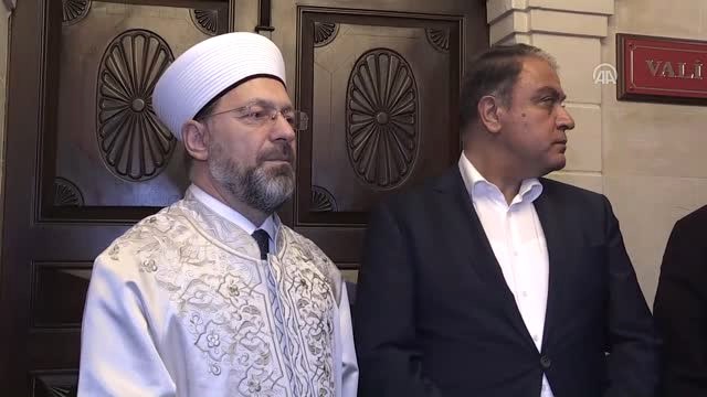 Diyanet İşleri Başkanı Erbaş: Hiç Bir Müslüman, Hiç Bir Mabede Zarar Veremez