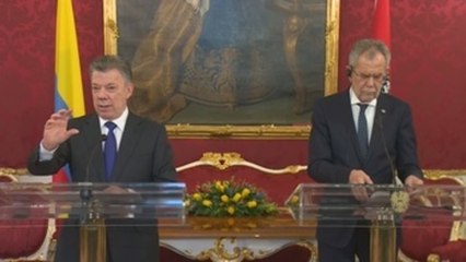 Santos muestra en Austria una Colombia de "enormes oportunidades" con la paz