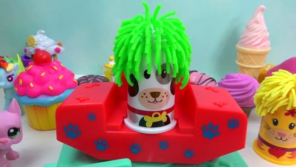 Playdoh Fuzzy Pet Salon Cat Puppy Dog  Hair Play Playset Play-doh POP Pinkie Pie MLP Cookieswirlc