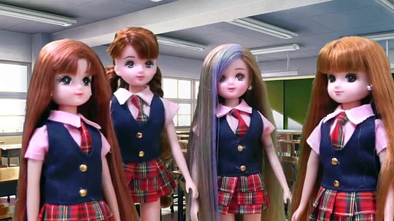 リカちゃん人形 アニメ☆身体測定！リカちゃんだけ白パン！？☆おもちゃ ハウス おもしろ